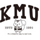 【校慶限定，預購至10/18止，11/11陸續出貨】KMU高醫松鼠愛杏仁短T_藏青色
